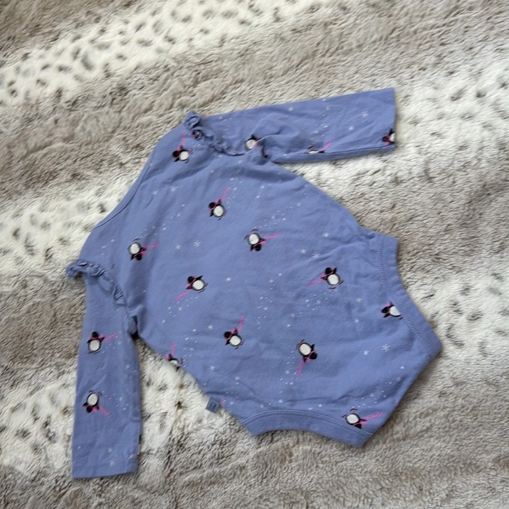 GAP Kids set baby girls 3-6 months penguin snowflake winter holiday girlhoodcore
